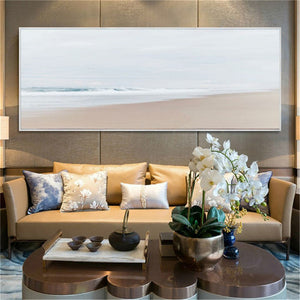 Large Size Abstract Hand-Painted Oil Paintings Sea View