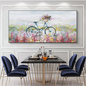 Monet 100%hand-painted beautiful oil painting flowers