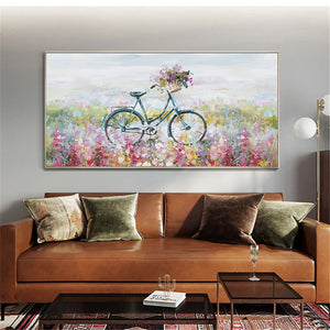 Monet 100%hand-painted beautiful oil painting flowers