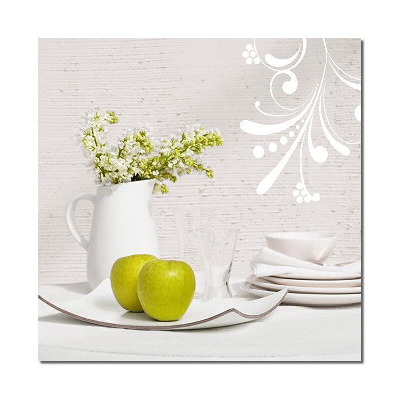 Restaurant Fruit Apple Posters and Prints Painting on Canvas Scandinavian Wall