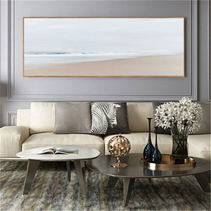 Large Size Abstract Hand-Painted Oil Paintings Sea View