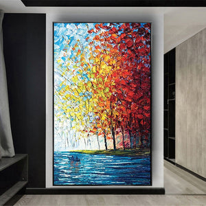 100% Handmade Palette Thick Texture Knife Picture 3d Paint