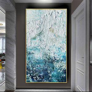 Handmade Oil Painting Modern Living Room Deco Interior Sea View Picture