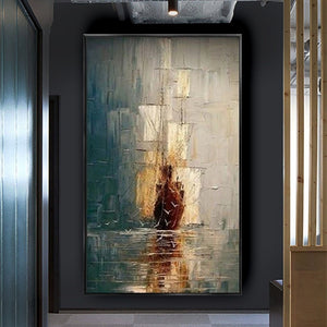 Abstract Painting Decorative Home Wall Picture Handmade