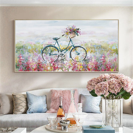 Monet 100%hand-painted beautiful oil painting flowers