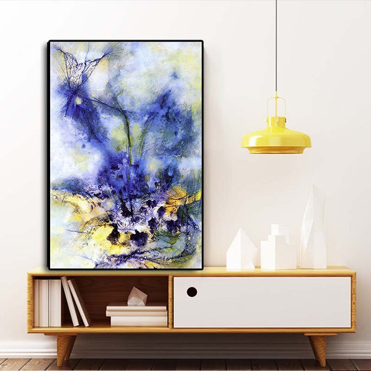 Colorful Landscape Abstract Oil Painting on Canvas Cuadros Art Posters and Prints Wall