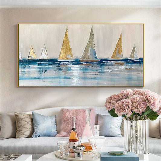 Hand-Painted Oil Painting Modern Abstract Home Decoration