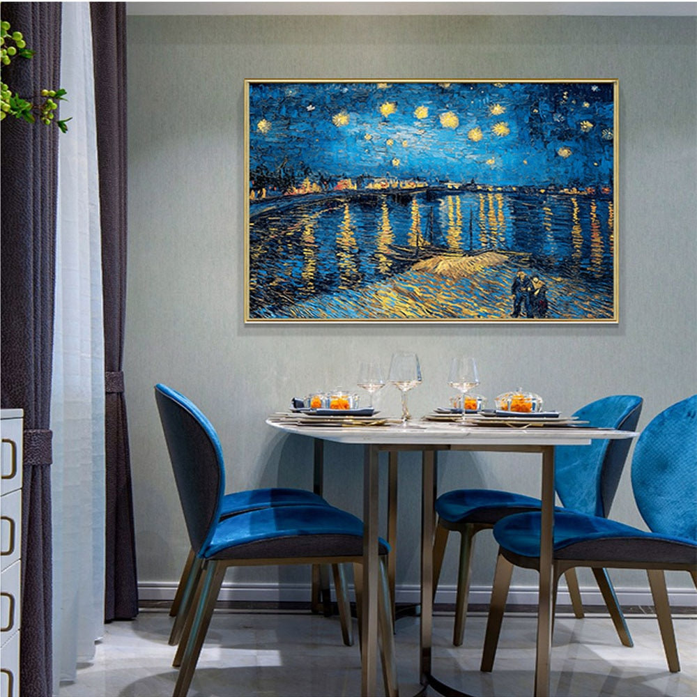 Van Gogh Monet Hand-Painted Oil Paintings Starry Night