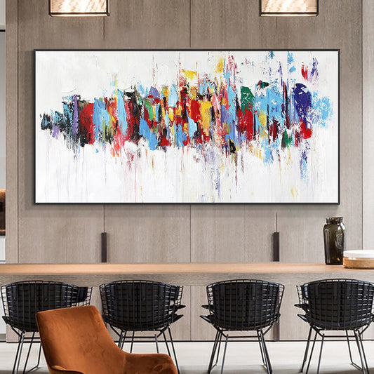 Abstract Colorful Canvas Painting Posters and Prints Decorative Wall