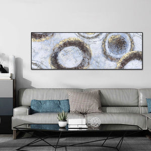 Abstract 3D Textured Oil Painting Printed On Canvas Modern Posters