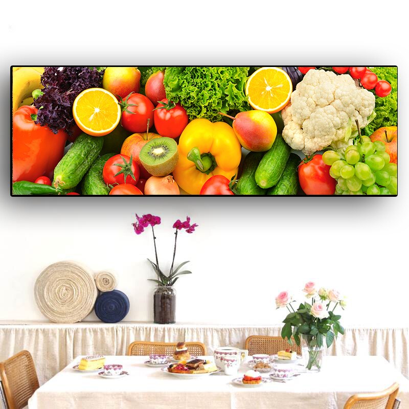 Fruit and Vegetable Kitchen Cuadros Canvas Painting Scandinavian Posters